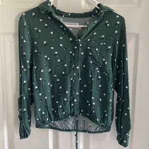 No Boundaries Button Down Long Sleeve Shirt